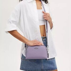Coach crossbody Madi lavender bag.